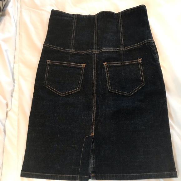 Hight wait denim skirt size L - Picture 3 of 5